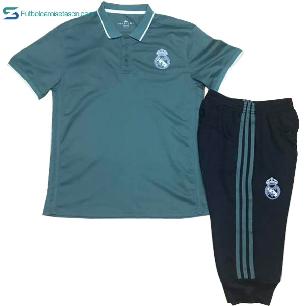 Polo Real Madrid Conjunto Completo 2017/18 Verde